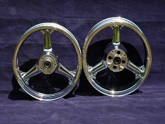 Kawasaki Chrome Wheels