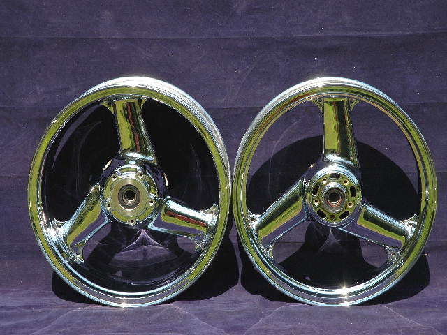 Kawasaki Chrome Wheels